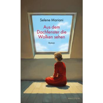 Aus dem Dachfenster die Wolken sehen