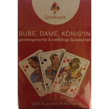 Bube, Dame, König*in (Gendergerechtes Kartendeck)