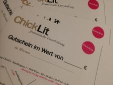 20-Euro-Büchergutschein Buchhandlung ChickLit